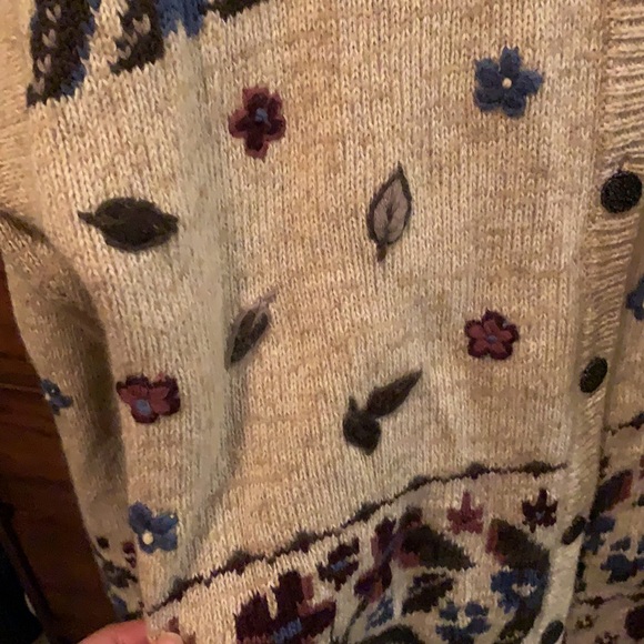 Adorable vintage northern reflections wool blend cardigan - Picture 2 of 6